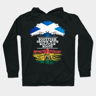 Scottish Grown With Bolivian Roots - Gift for Bolivian With Roots From Bolivia Hoodie